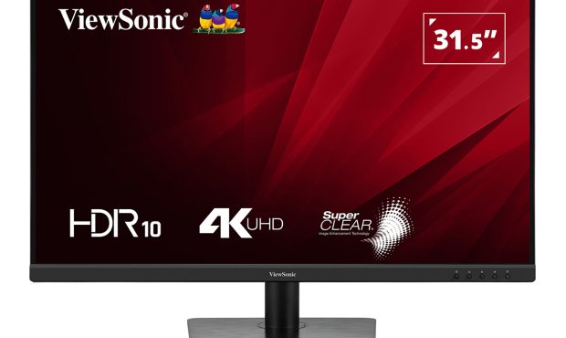 Viewsonic ، HDR10 سازگار 31.5 اینچی مانیتور 4K با عملکرد مراقبت از چشم – ساعت رایانه